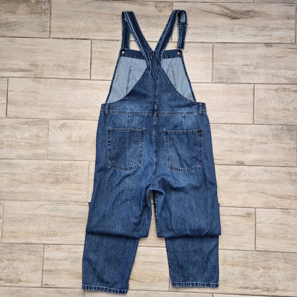 We The Free Ziggy Denim Overalls Women Relaxed Style Timeless Look L - Picture 3 of 8
